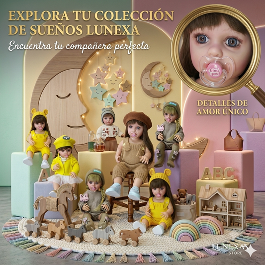 Muñeca Reborn que Habla 55 cm |  Cuerpo Completo en Silicona Vinílica | Interactiva con Voz
