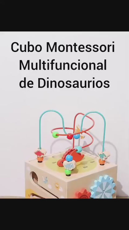 Cubo Montessori 5 en 1 – Juguete Educativo de Madera para Niños